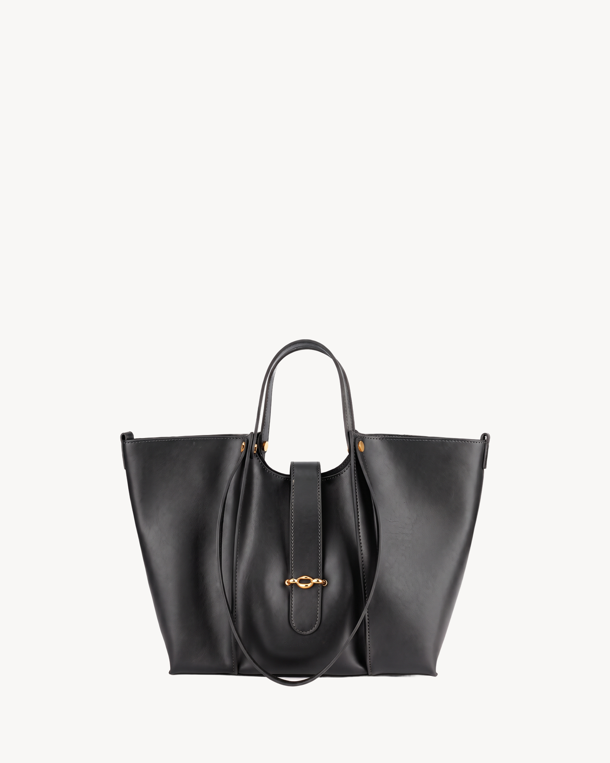 The Havre Buckle in Noir, front view
