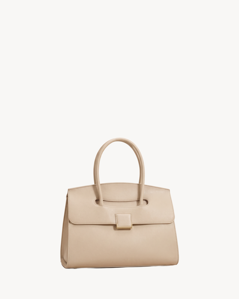 The Aurore Briefcase in Écru