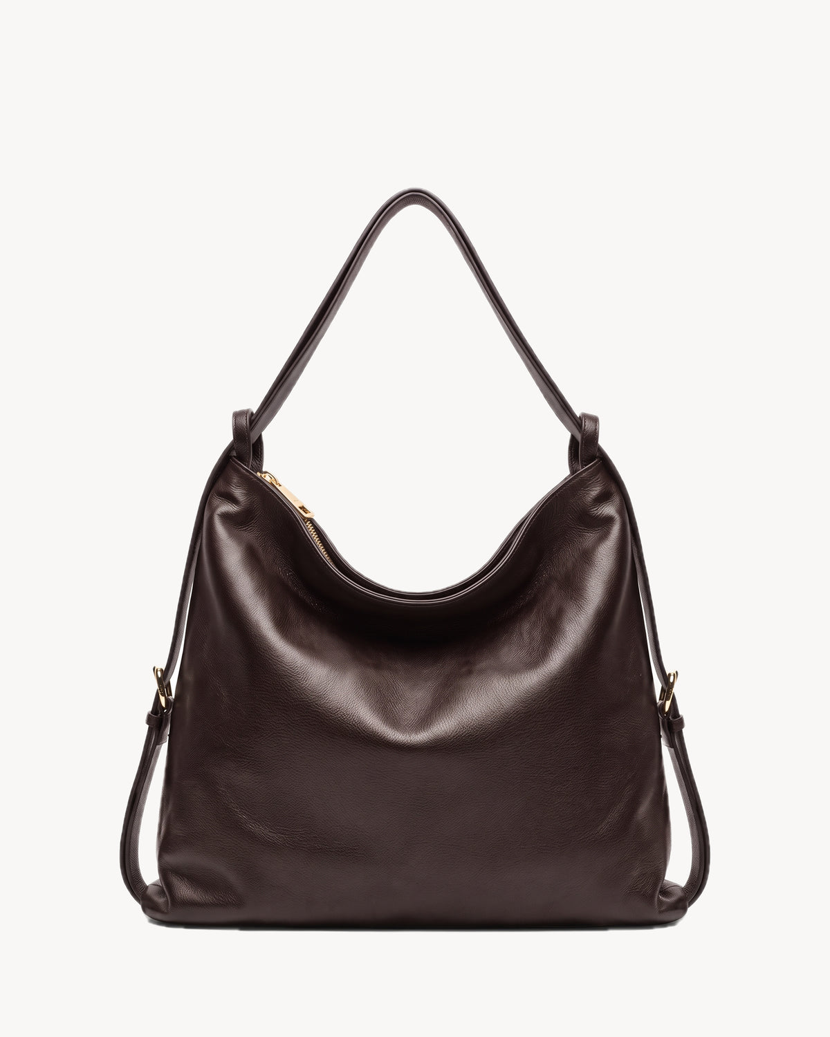 The Jusant Carryall in Chocolate, front view