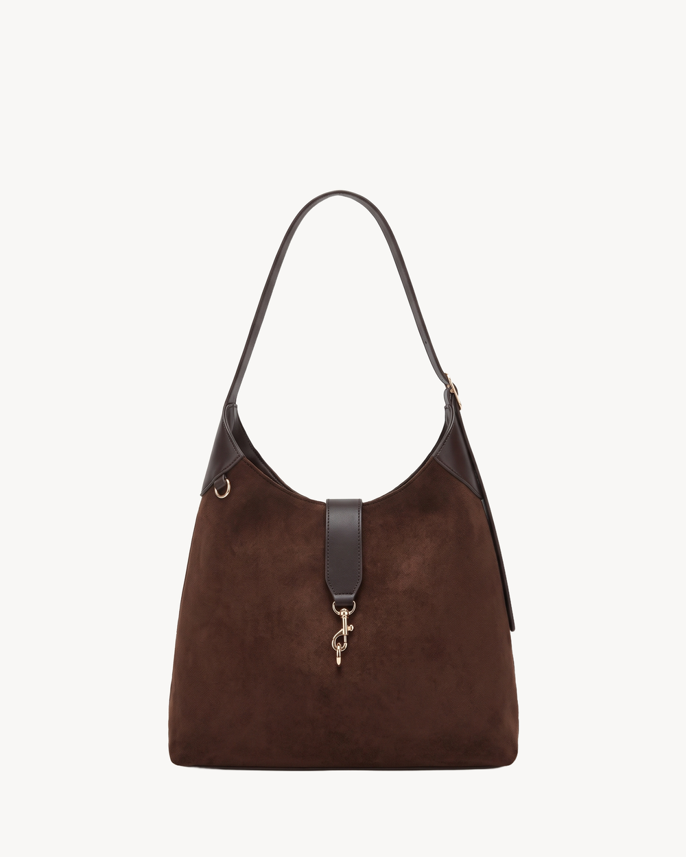The Brume Clip Hobo in Chocolate