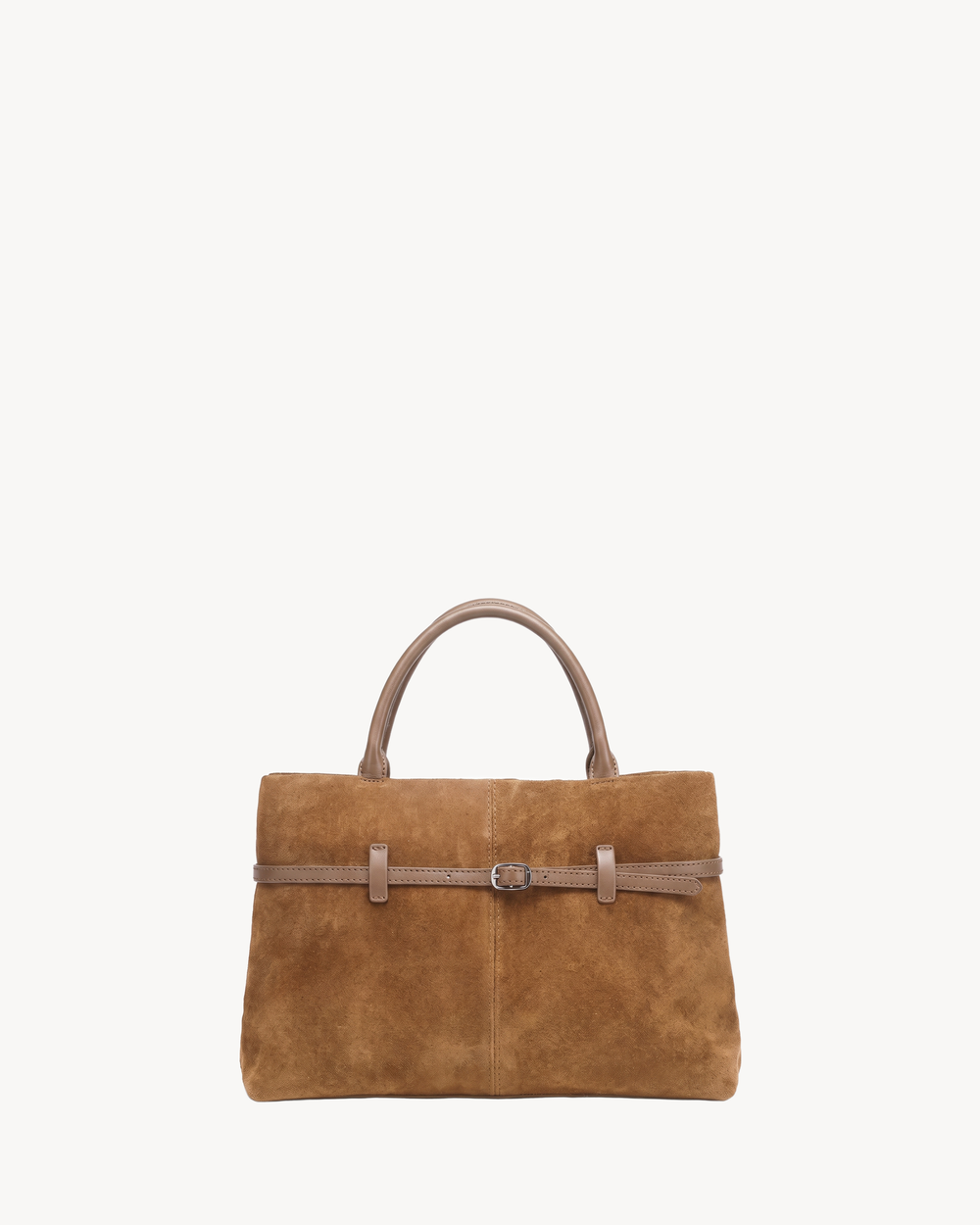 The Brume Belted Tote in Tabac