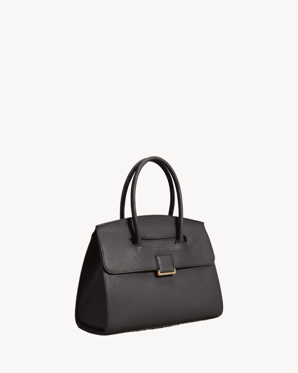 The Aurore Briefcase in Noir