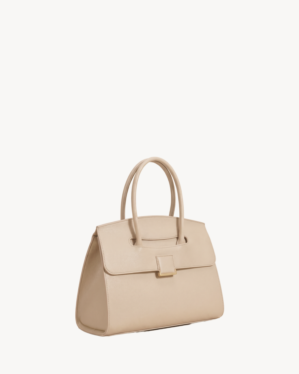 The Aurore Briefcase in Écru