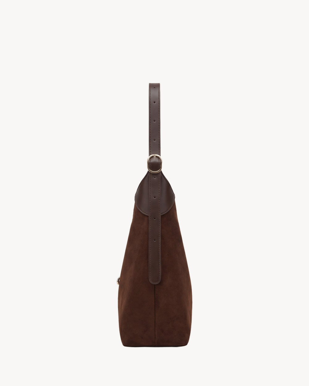 The Brume Clip Hobo in Chocolate