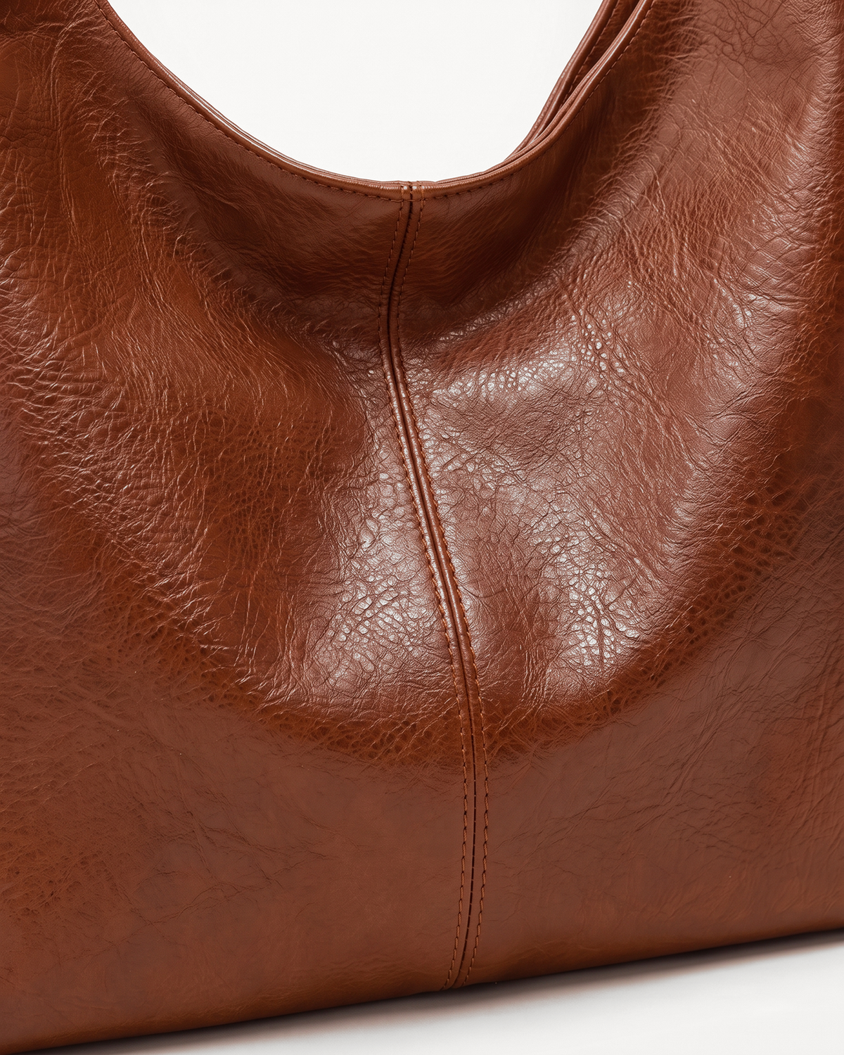 Close-up of the grain and center seam of The Houle in Cognac