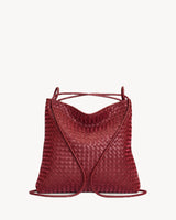 The Embellie in Bordeaux, worn as a backpack: the cords pulled through the loops as shoulder straps