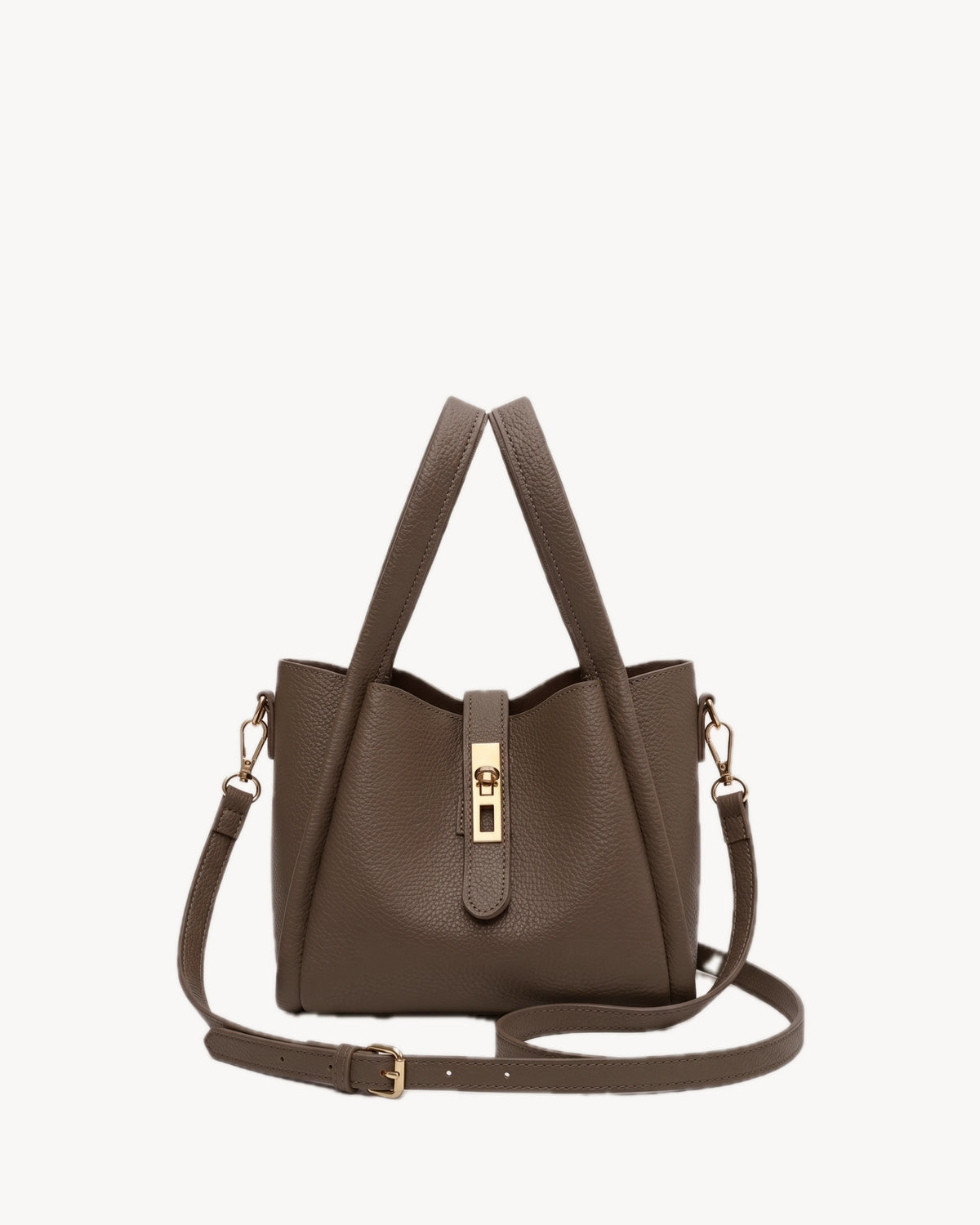 The Grève in Taupe with detachable strap