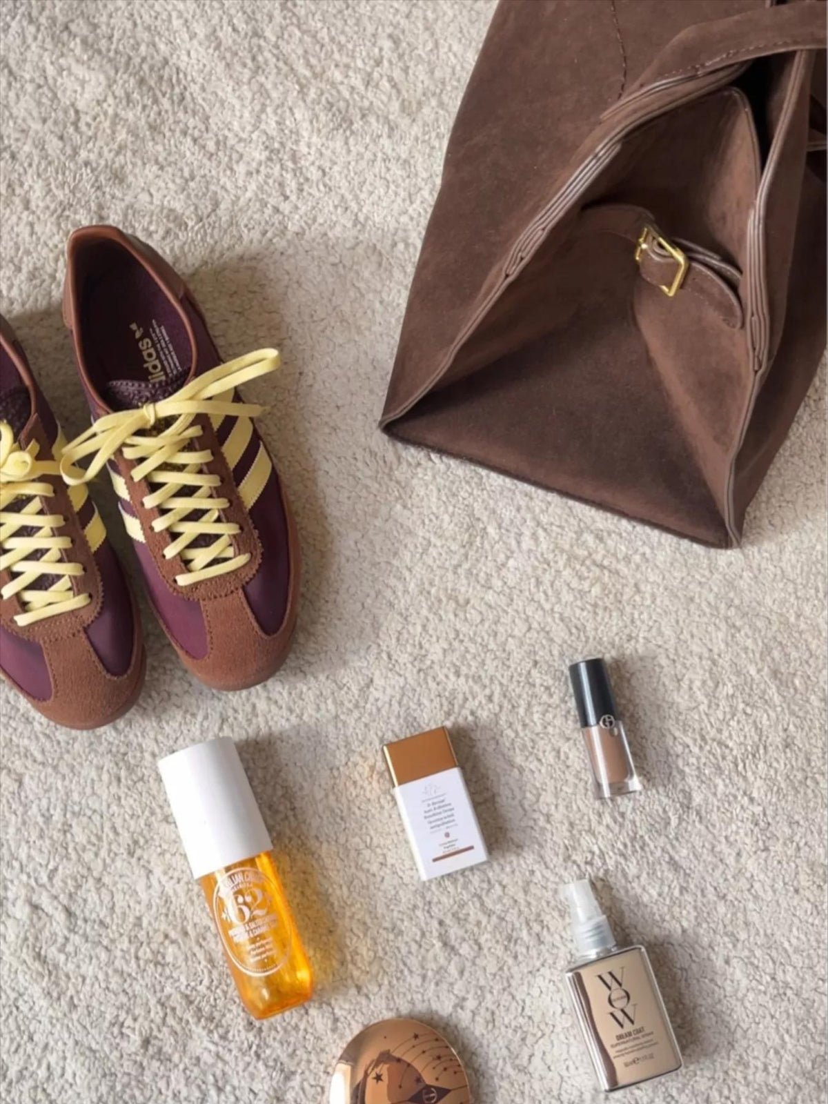 The Aurore Suede Satchel