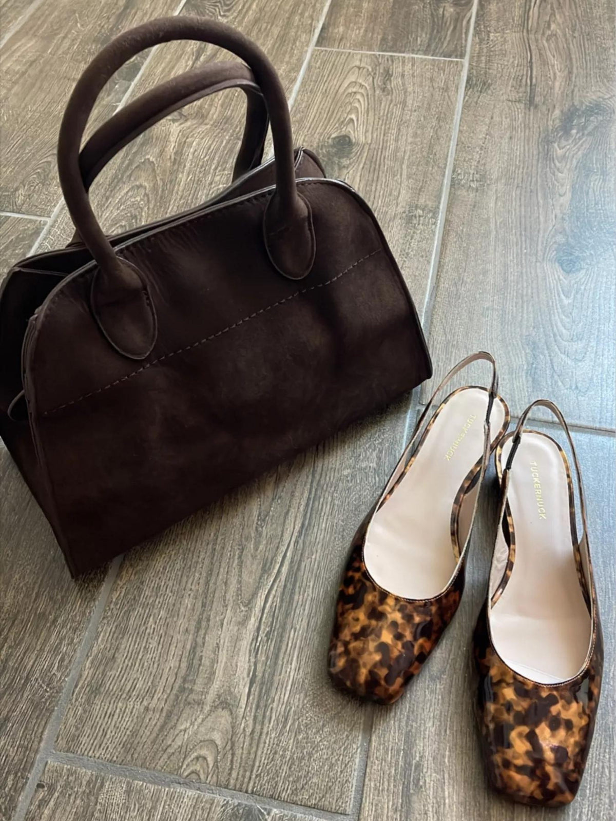 The Aurore Suede Satchel