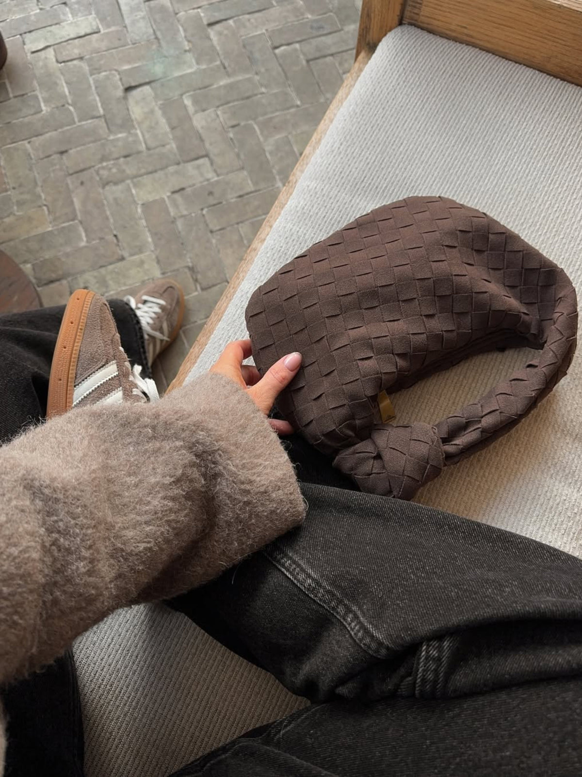 The Tresse Knot Mini Suede