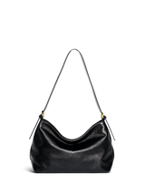 The Houle Petite in Noir, front view on a black background
