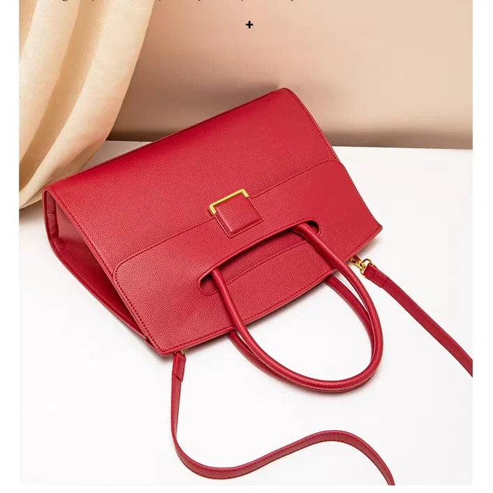 Premium Large Capacity Women's Briefcase Minimalist Designer Handbag Tote High-end Business Bag