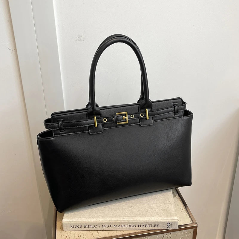 handtassen dames tassen luxe merken dames dames tas luxe merken Groot formaat dames tophandvat tassen retro pure kleur grote capaciteit boodschappentassen 2024 winter nieuwste trendy luxe designer handtassen
