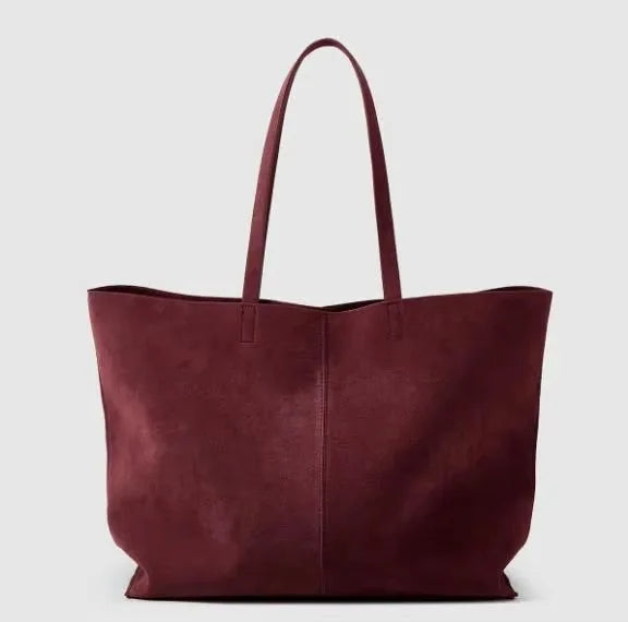 Grote suède tas voor dames, luxe designer nieuwe tote bag voor dagelijkse stijl, grote capaciteit, modieuze schoudertas voor dames
