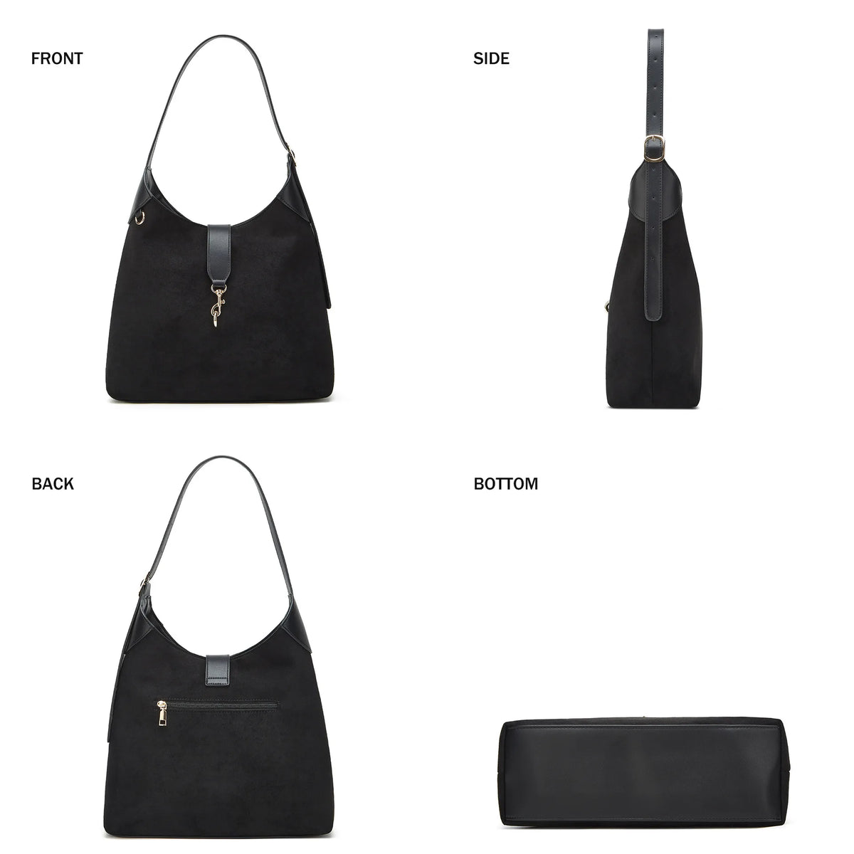 Nieuwe damestas van suède, modieuze crossbodytas met enkele schouder, casual, veelzijdige moeder- en kindtas met grote capaciteit