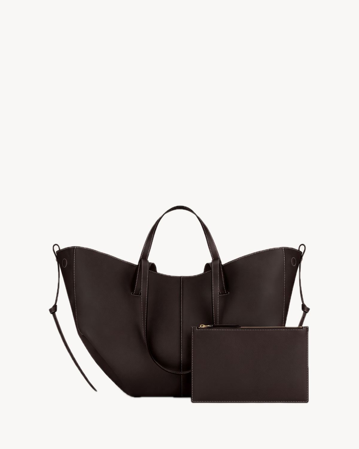 The Havre Wing in Espresso with its matching pouch